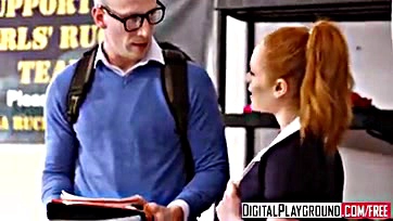 Ella Hughes gets pounded by Luke Hardy's cock