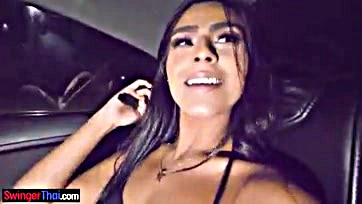 Colombian Latina performs explicit oral and vaginal sex