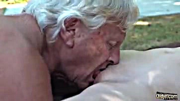 Sexy grandma craves intense morning breakfast pounding