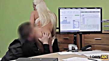 Blonde prostitute offers sex for cash, no strings attached