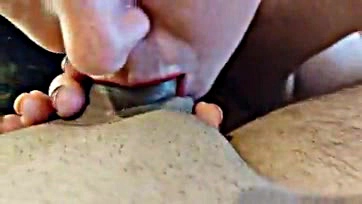 MILF amateur gets cummed in her mouth