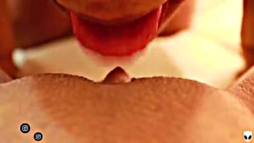 Woman receives intense oral pleasure and orgasmic satisfaction