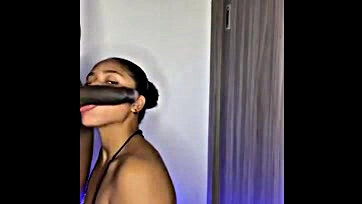 Woman craves intense sexual pleasure with a large dildo