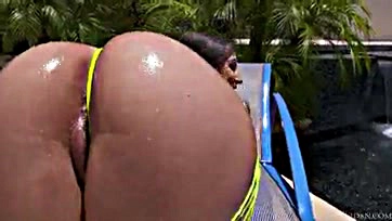 Abella Danger gets anal blasted in an outdoor setting