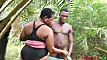 Nigerian BBW caught banging with online friend