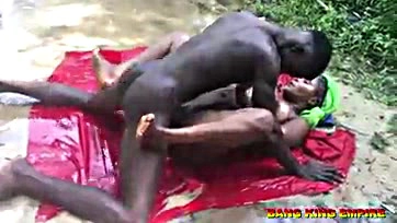 African king caught cheating at river bank, gets busted