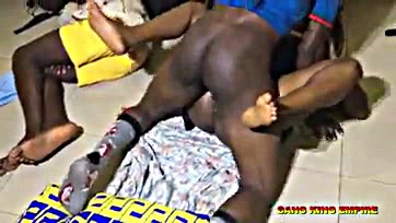 Black friend caught us having group sex with ebony teens