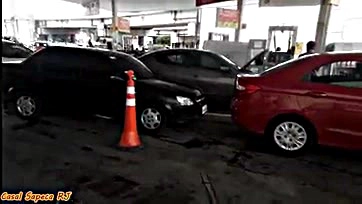 Fucking crazy people at gas station, dude