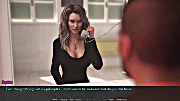 Hot wife visits horny prisoner in explicit 3D sex