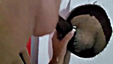 Gloryhole wife cheats husband, films explicit scenes