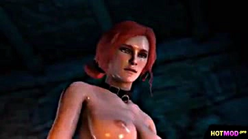 Triss Merigold has explicit anal and vaginal sex