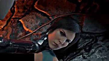 Lara's bound and ravaged by Tifa, dude