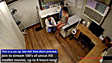 Sandra's gynecologist exam gets caught on spy cam, damn