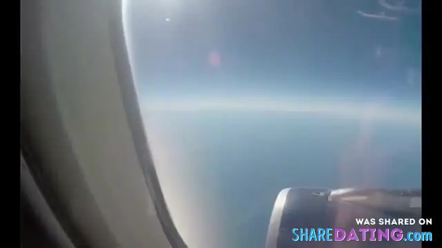 Sexy hot best blowjob in a airplane