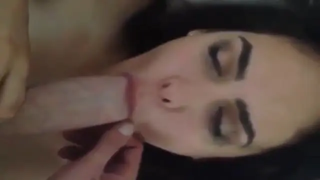 Amateur facial blowjob and facial