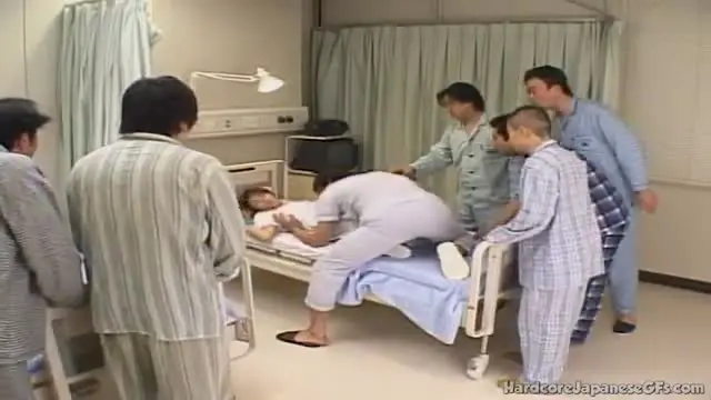 Creampied asian nurse fucks her patients