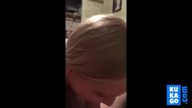 18 year old blonde sucking my cock