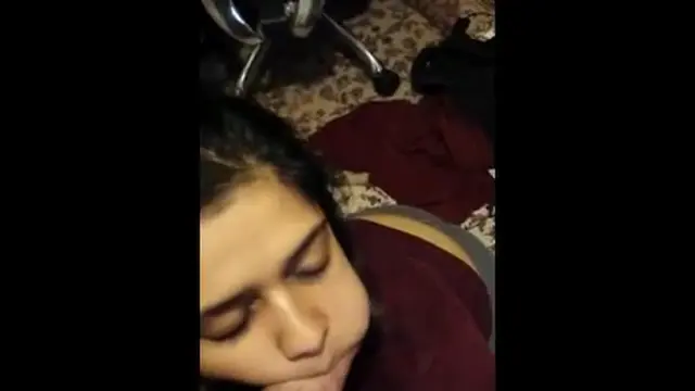 Amateur Indian girl's POV blowjob