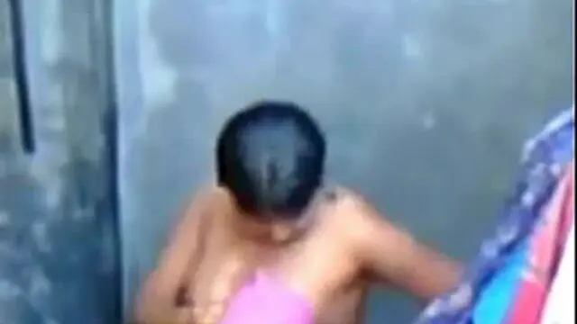 Barishal girl bathing after masturbation