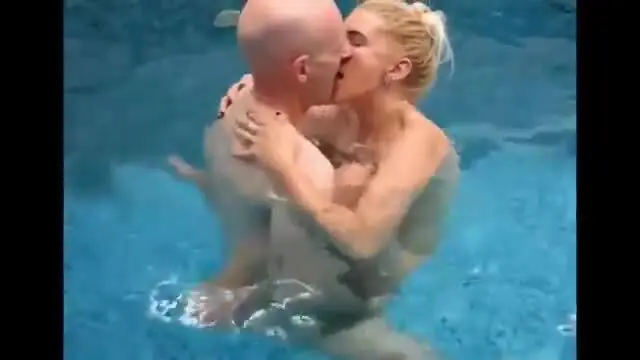 Inside pool with 7 orgasm