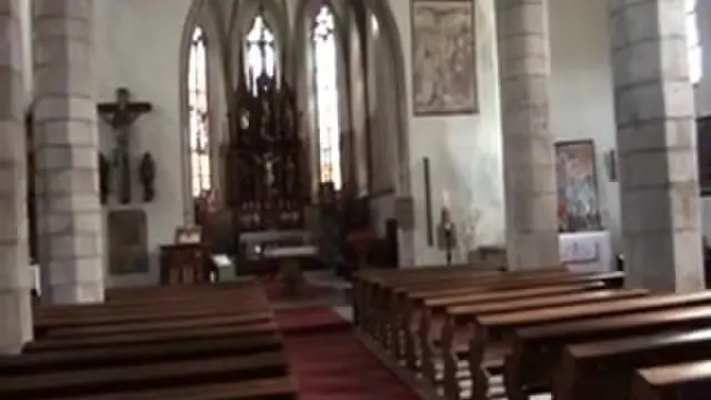 An amateur blowjob at the church 