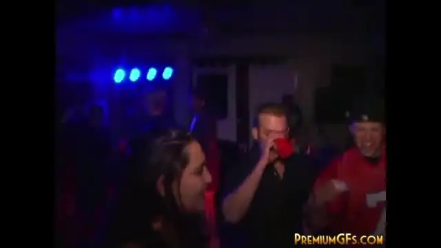 Party Couple blowjob and fucking hardcore