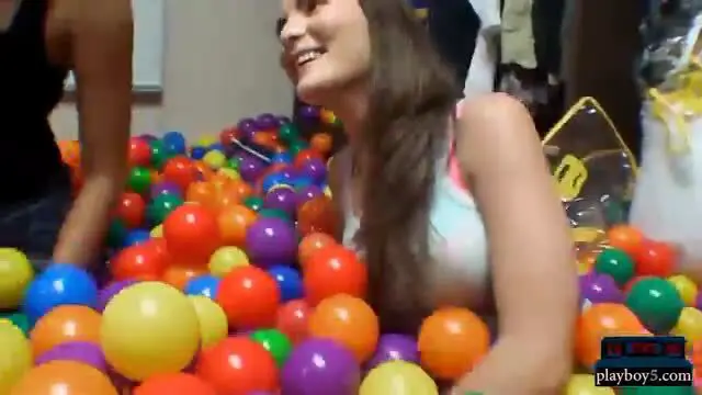 Game of balls party with college teens turns into orgy