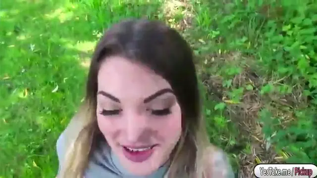 Caught and fucked in the park