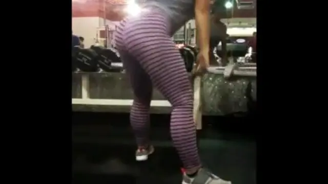 Some hot asses at the gym