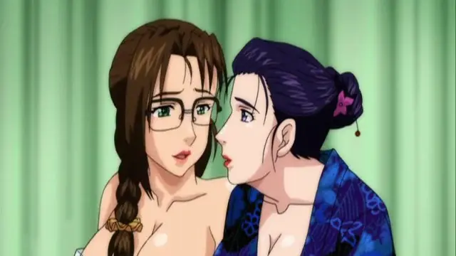 Two busty hentai MILFs