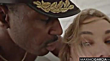 Dirty sailors dock their cocks in a horny milf