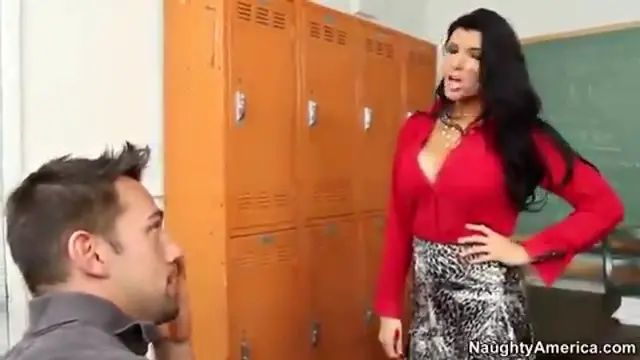 The professor Romi Rain fucks her student