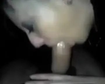 A good blowjob in the dark