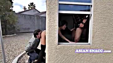 Fake pizza order gets Asian girl stuck in window, screwed