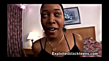 Teen black girl masturbates and has vaginal sex