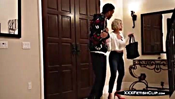 Blonde milf Charli Phoenix takes big black cock