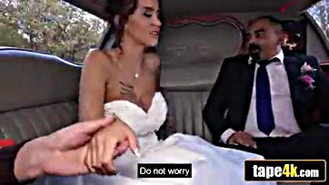 Fiancée watches bride's ass-fucking by another man