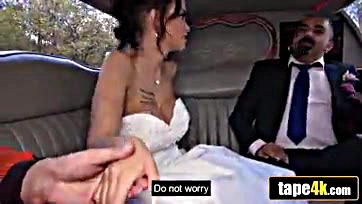 Fiancée watches bride's ass-fucking by another man