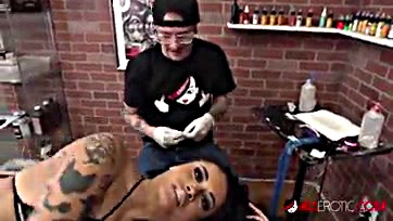 Jada gets inked, then has rough sex