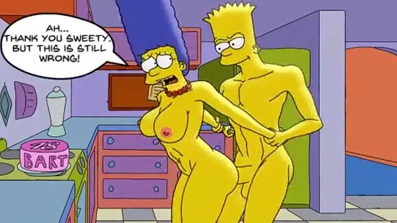 Bart faz 18 anos e fode a mãe