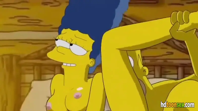 Os Simpsons transando em uma cabana