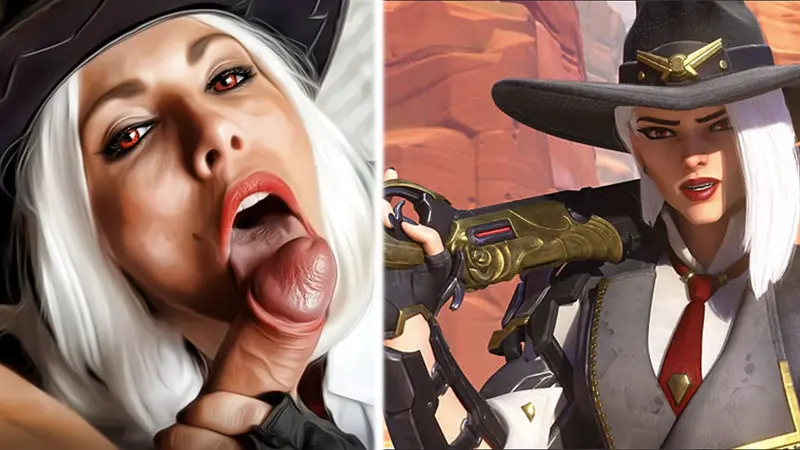 Ashe cambia la escopeta por una buena polla