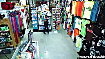 Sage Fox gets screwed during shoplifting escapade