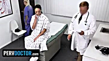 Alexis Tae gets intense pussy examination by doctor