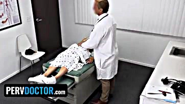 Alexis Tae gets intense pussy examination by doctor