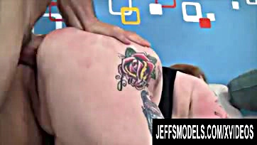 Jeff plows woman's fat ass in doggie style