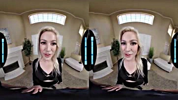 Lonely housewife Cherry Kiss seeks hardcore VR sex