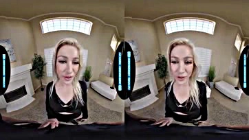 Lonely housewife Cherry Kiss seeks hardcore VR sex