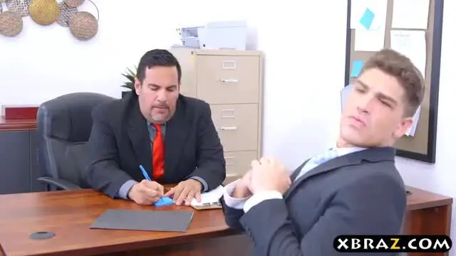 Office MILF with big tits Olivia Fox fucks a new employee