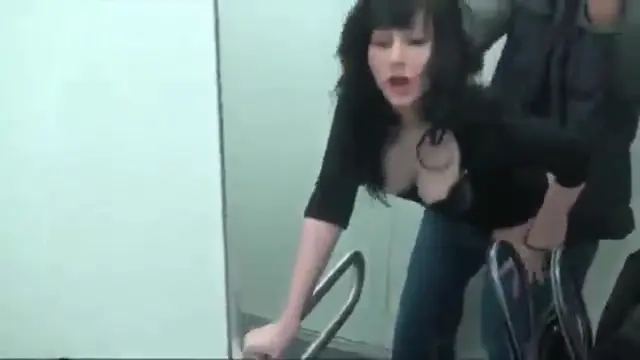 Sucking cock in public restroom